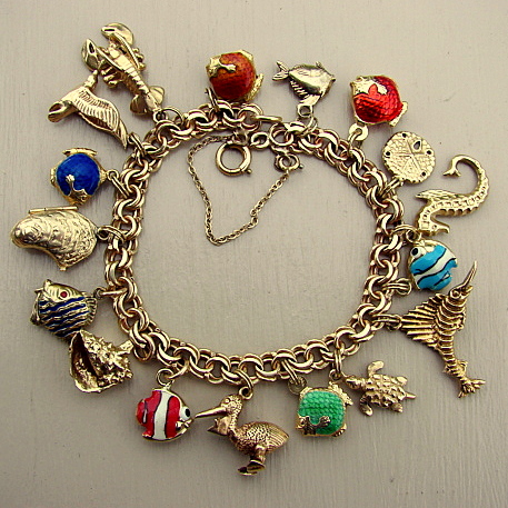 charms for bracelets. Sea Life Charm Bracelet