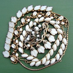 White Trifari Jewelry 6