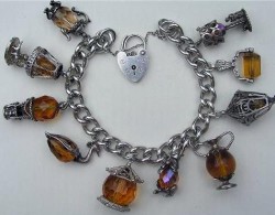 Chim & Nuvo Crystal Charm Bracelet