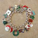 Vintage Charms Christmas in July Charm Bracelet