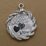 I love you charm