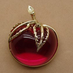 Sarah Coventry Cherry Pin
