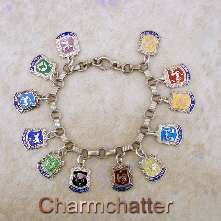 Zodiac deals charm bracelet