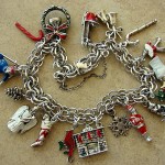Vintage Christmas in July Charm Bracelet